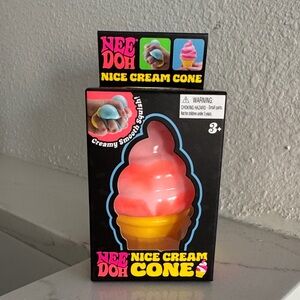 Needoh nice cream cone in orange